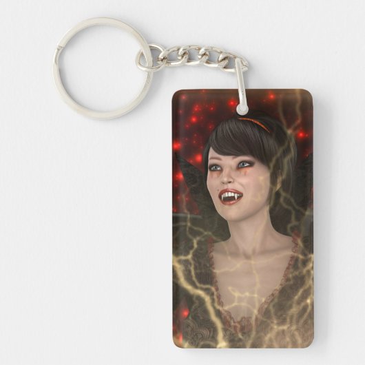 Lady Vamp Schlüsselanhänger (Vorderseite)