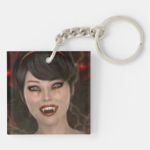 Lady Vamp Schlüsselanhänger (Rückseite)