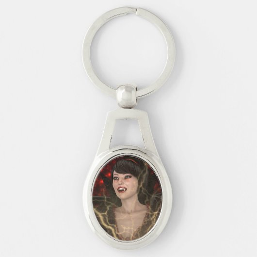 Lady Vamp Schlüsselanhänger (Vorderseite)
