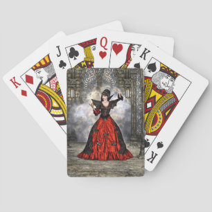 Lady Vamp Spielkarten