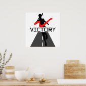 Lady Victory Runner Poster (Küche)
