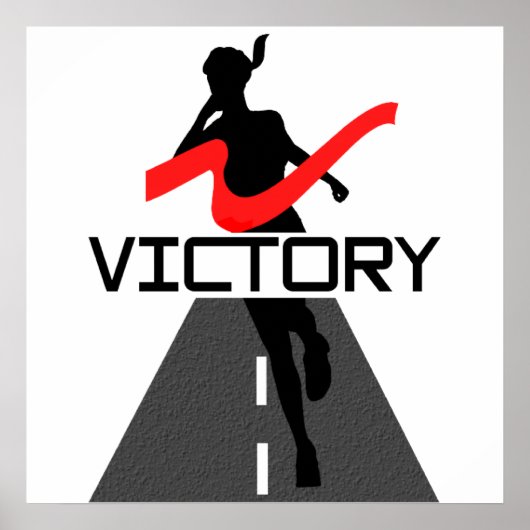 Lady Victory Runner Poster (Vorne)