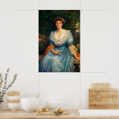 Lady Violet Henderson by John William Waterhouse Poster (Küche)