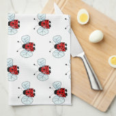 Lady-Vogel Geschirrtuch (Viertel Falte)