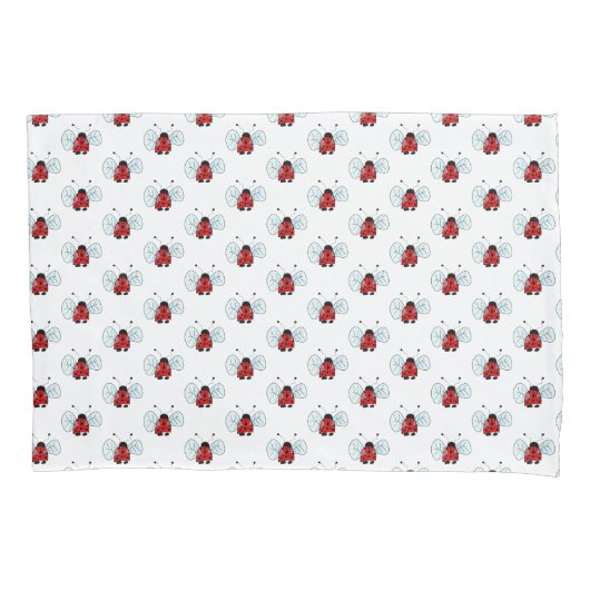 Lady-Vogel Kissenbezug (Vorderseite)