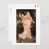 Lady von Shalott Blick auf Lancelot Postkarte (Vorne/Hinten)