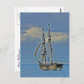 Lady Washington Postkarte (Vorne/Hinten)