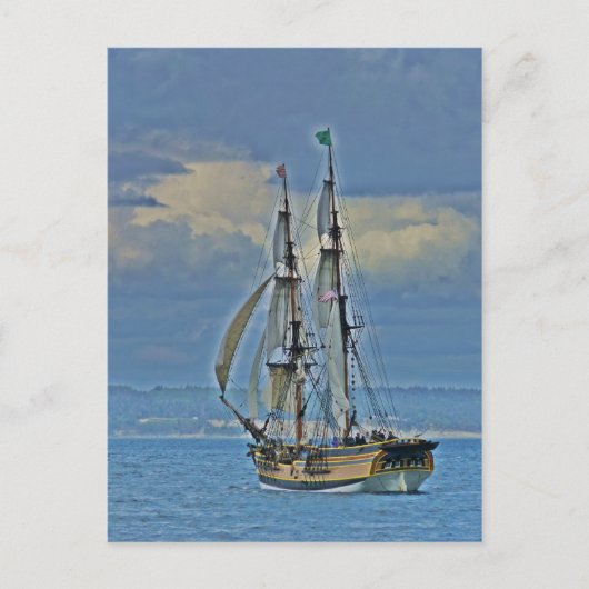 Lady Washington Postkarte (Vorderseite)