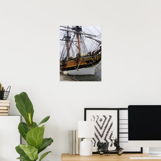 Lady Washington Tall Ship Poster (Heimbüro)
