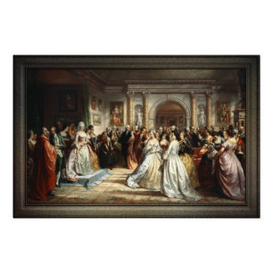 Lady Washingtons Empfang Day by D. Huntington Fotodruck