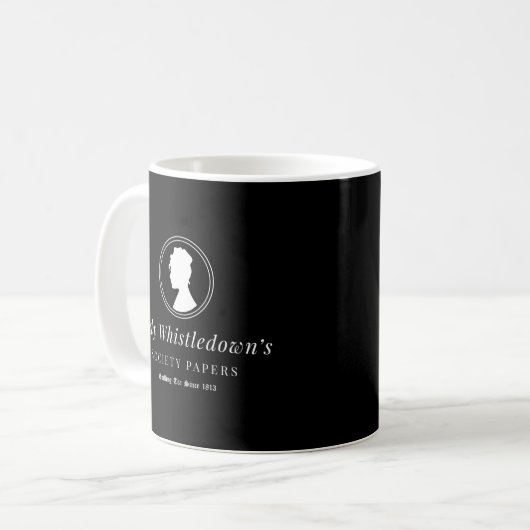 Lady Whistledown Kaffeetasse (Vorderseite Links)