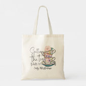 Lady Whistledown Spilling Tea Since 1813 Tragetasche (Rückseite)