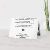 Lady Willow's Winter Karte (Rückseite)