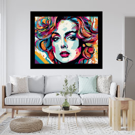 Lady Wilma Pop Art Poster