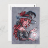 Lady Witch Postkarte (Vorne/Hinten)