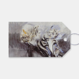 Lady with a Gray Cat (von Giovanni Boldini) Geschenkanhänger