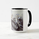 Lady with a Gray Cat (von Giovanni Boldini) Tasse (VorderseiteRechts)