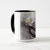 Lady with a Gray Cat (von Giovanni Boldini) Tasse (Vorderseite Links)