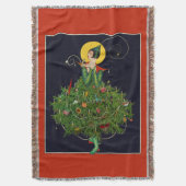 LADY with CHRISTMAS GIFTS ART DECO SCHÖNHEIT Decke (Vorderseite Vertikal)