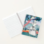 Lady with Dalmatian Dog - Helen Dryden Notizblock (Innenseite)