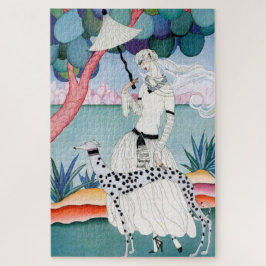 Lady with Dalmatian Dog - Helen Dryden Puzzle