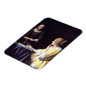 Lady with Maidservant Holding Letter von Vermeer Magnet (Linke Seite)