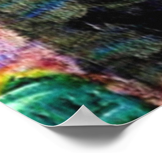 Lady with Muff von Gustav Klimt Poster (Ecke)