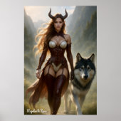 Lady Wolf Demoness Poster (Vorne)