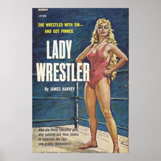 Lady Wrestler Poster (Vorne)