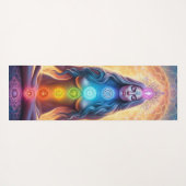 Lady Zen mit Chakra Yogamatte (Rückseite (Horizontal))