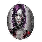 Lady Zombie Darts Dartscheibe (Vorderseite rechts)