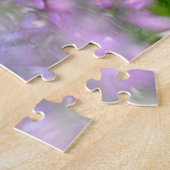 Ladybird auf violetten Blumen Puzzle (Seite)