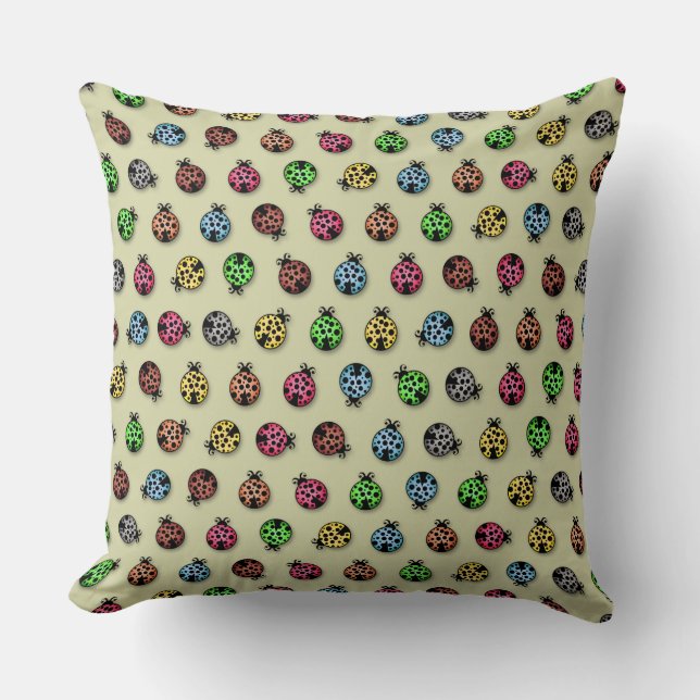 Ladybird Bug Pillow Serie Kissen (Vorderseite)