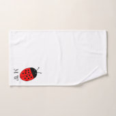 Ladybird Design Monogrammiert Badhandtuch Set (Handtuch)