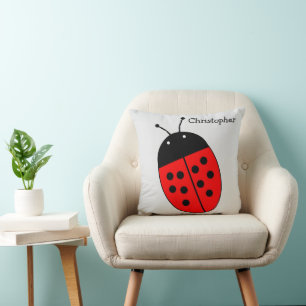 Ladybird Design Personalisiert Kissen
