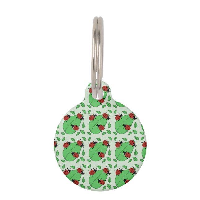 Ladybird Dog ID Tag Haustiermarke (Vorderseite)