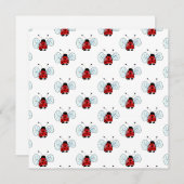 Ladybird Einladung (Vorne/Hinten)