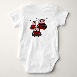 Ladybird-Familie Baby Strampler