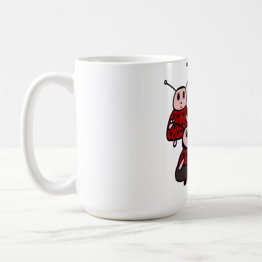 Ladybird-Familie Kaffeetasse (Links)