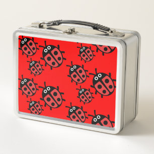 Ladybird-Familie Metall Brotdose