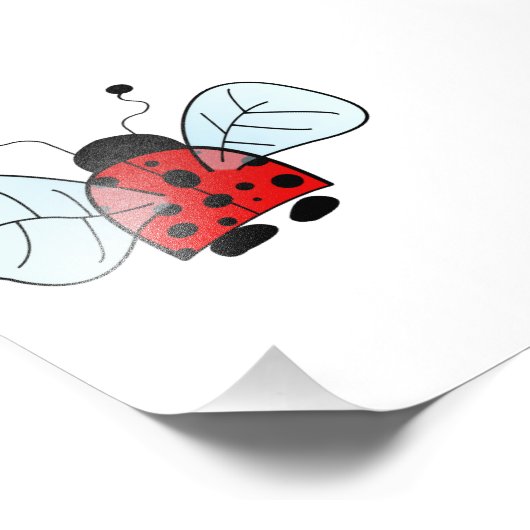 Ladybird Fotodruck (Ecke)
