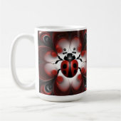 Ladybird Fraktal Art Design, Kaffeetasse (Links)