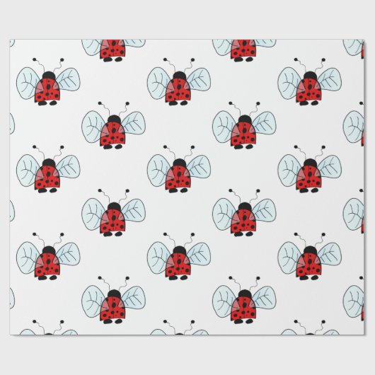Ladybird Geschenkpapier (Flach)