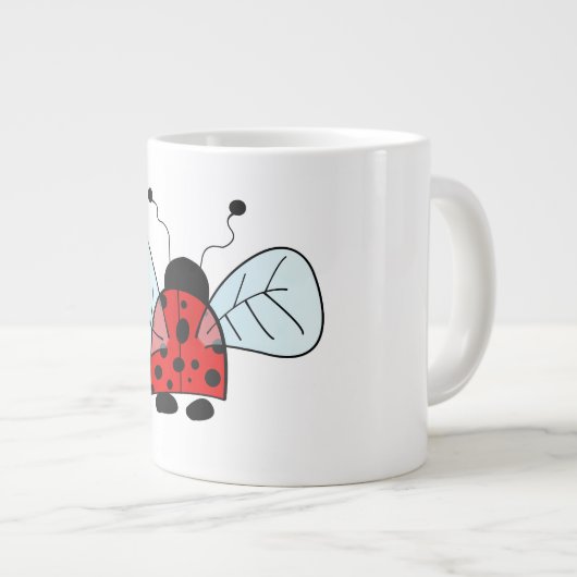 Ladybird Jumbo-Tasse (Vorderseite Rechts)