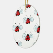 Ladybird Keramik Ornament (Links)