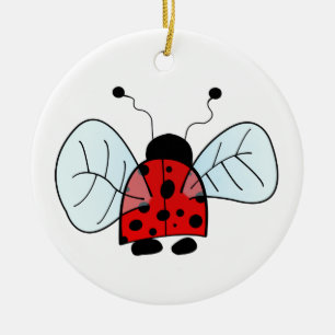 Ladybird Keramik Ornament