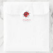 Ladybird / Ladybug - Gastgeschenke für Geschenke Runder Aufkleber (Tasche)