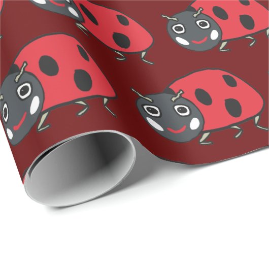 Ladybird Ladybug Geschenkpapier (Rolleneckpunkt)
