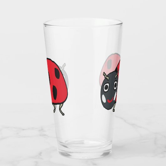 Ladybird Ladybug Glas (Links)