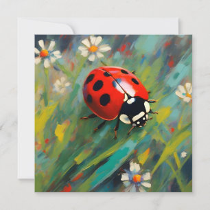 Ladybird Ladybug Greetings Card